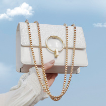 Hong Kong bag women 2021 new fashion French niche foreign style leather chain bag high-end sense shoulder bag crossbody bag