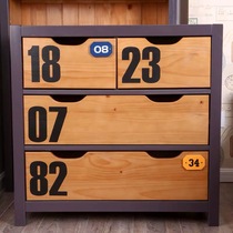 X.M.B Happy Dreams Precious Children Furniture Marathon Series Sleeper Series Four Bucket Cabinets BC91032-4D5