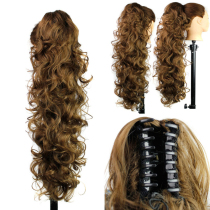 Lady Claw clip curly Hair Ponytail Long Tress Claw In Ponytail Hair Extension