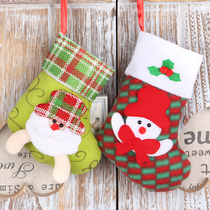 Christmas Socks Gift Bags Christmas Decorations Children Kindergarten Creativity Small Gift Hanging Accessories Small Candy Bags