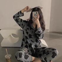 Dairy pajamas female spring and autumn Net red students ins Korean version of sweet can wear loose summer months home clothes