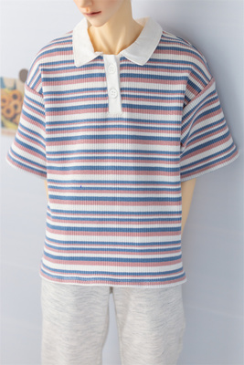 taobao agent [Kaka Planet] BJD baby clothing 3 -point uncle ID75 stand -up neckline knitted loose casual short sleeves