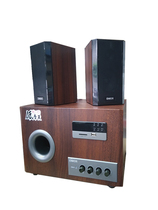 ENKOR s2850 desktop computer laptop audio multimedia 2 1 wooden speaker overweight subwoofer