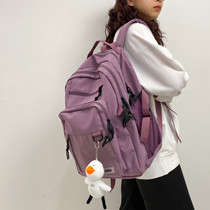 French special cabinet MDITCK ~ university student original juks large capacity double shoulder bag female junior high school student backpack