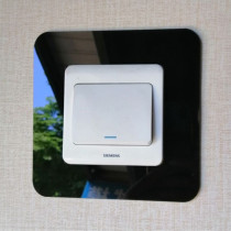 Switch rims cover switch protective sleeves Anti-dirty modern minimalist Stick Light Lavish Switch Decoration Wall Sticker Switch Sticker