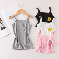 Girls Camisole Modal Childrens Summer thin Top Baby Base Underwear 2-6-12 years old little girl