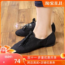 Chen Ting new dance shoes practice shoes women dance shoes jazz dance shoes canvas low-top jazz shoes