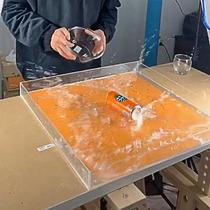 Acrylic special shooting sink transparent water tank video shooting photo transparent water tank shooting HD water spray pattern