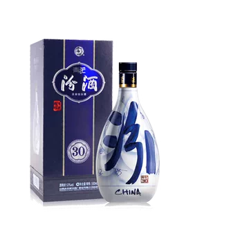 青花汾酒　中国酒　53%　500ml　30年陳醸 楽天市場】汾酒 30年 陳醸 汾酒 500ml 53度 陶器瓶 正規品 箱付