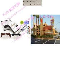 B B  Mustache Pacifier 2-Pack with Pacifier Clip by Bodacio