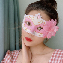 Adult mask female half-face Princess Halloween Makeup Prom Ancient Wind Cute Stage Cos Performance Props