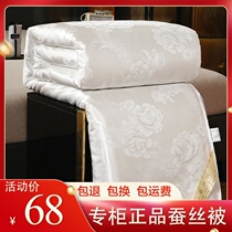 Silk quilt 100 mulberry silk double spring autumn quilt core full cotton summer cool by winter quilt with thickened quilt