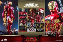 (Book Offer) HT HotToys 1 4 Iron Man MK4 Armor Removal Machine QS021 Single Set