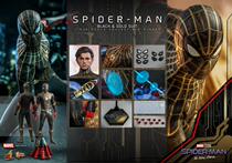 (Pre-order discount)HT HotToys MMS604 1 6 Spider-man hero no return Black gold suit
