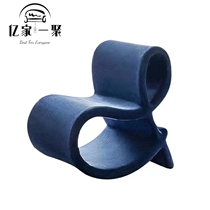 Creative design GRP hollowed-out 8 words leaning back chair sales floor room modern arched bending single sofa chair