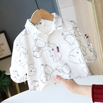2022 Spring loaded children Long sleeves shirt boy shirt boy shirt baby jacket jacket Korean version childrens clothes 1 year 4