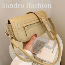 European Station small bag womens bag advanced sense 2021 New Net red wild shoulder bag soft leather shoulder bag saddle bag
