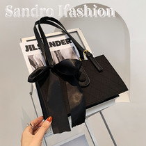 France Sandro Ifashion bag 2021 New Fashion shoulder small square bag soft leather mobile phone bag
