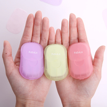 Travel pack Portable disposable soap tablets Soap paper Hand washing portable mini soap tablets Travel hotel carry-on