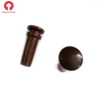 India imported violin tail button Tamarind wood single viola tail button Violin accessories