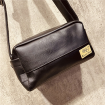 threebox new Korean men shoulder bag retro street Japanese simple shoulder bag travel bag mobile phone bag