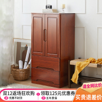 Solid Wood multi-layer drawer storage cabinet locker childrens wardrobe chest snack cabinet finishing cabinet toy cabinet