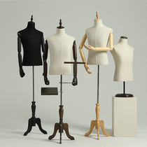 Model props men and womens half-length clothing store window suit mens full body display stand human platform dummy model shelf