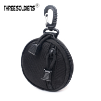 Outdoor Sports key bag waist hanging change mini storage bag tactical MOLLE accessory bag car key protection bag