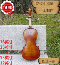 High-grade solid wood Viola Italian classic matte craft Viola childrens adult exam performance Viola