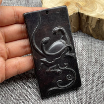 Old fashioned jade pendant ancient jade old jade piece jade Pei brand imitation ancient goods jade ware Han Dynasty Classical Yubi waist pendant