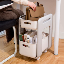Office accommodating Divine Instrumental Table Lower Bookshelves Mobile Small Trolleys Bag desktop shelving station Unwinding Station Shelving