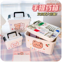 Medicine Box Home Cute Dorms Student Medicines Drug containing box Put medicine Small medical box Emergency Medicine Box