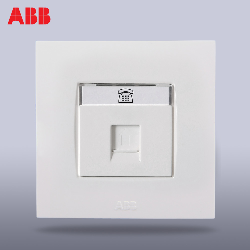 ABB switch socket panel ABB socket/by Yiyi one/telephone socket AU32144-WW