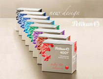  Germany pelikan Bailijin 4001 dye pen ink 8 colors do not block large bottle 62 5ml