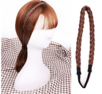 New stretch elastic on the new Korean jewelry wig twist braid hair band twist braid wig headband headband hair ornament