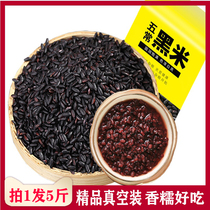 Heilongjiang Wuchang Rice Black Rice flagship store Black rice porridge Five grains breakfast porridge Black rice dumplings filling Black glutinous rice