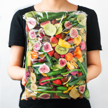liang pin pu zi dried vegetables fruits and vegetables okra mushrooms mixed ready-to-eat dehydrated chips integrated child snacks