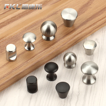 304 stainless steel single-hole handle modern matt black granular round round ball wardrobe door drawer furniture small handle