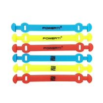 POWERTI buckle suspension strip tennis racket with colorful double buckle long strip shock absorber tennis racket shock absorber