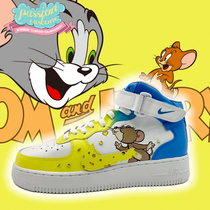 Pasun sneakers custom DIY cat and mouse theme anime hand-painted graffiti birthday commemorative gift (without shoes