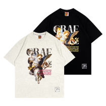 GRAF Original Brand Gods Bless StayBlessedSoulBody Soul Body Loose Shoulders Short Sleeves