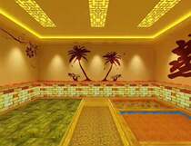 Sauna room steam room installation design Korean nano salt salt therapy steam germanium stone tourmaline home beauty salon manufacturers