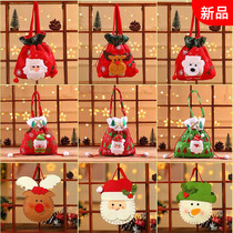 Christmas socks gift bag Christmas Eve old man apple bag candy kindergarten children handbag gift