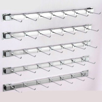 Shelf display rack hanging supermarket adhesive hook hanging snack toothbrush wall-mounted small jewelry rack slot plate pendant