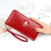 2021 New European and American fashion womens long wallet mobile phone bag womens clutch bag clutch bag clutch bag large capacity wallet wallet