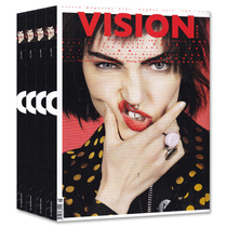  (Optional package)A total of 4 VISION youth visual magazines random 4 unlimited years packaging art and design files life monthly magazine fashion photography fashion clothing human space makeup technology