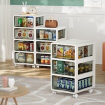 Drawer type storage cabinet household thickened wardrobe plastic toy snack locker finishing cabinet multi-layer storage rack