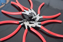 Shu Chang iron ring special scissors oblique pliers 5 inch oblique pliers with spring DIY manual pliers