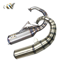 DIO50 AF18 AF27 AF28 V8 Exhaust pipes Semi group 70-90CC model W005 handmade tube