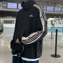 Red Star Hongxing Erke Coats Mens Fashion Clothes Baseball Clothing 2021 Spring and Autumn Couple Leisure Sweats Womens Tide